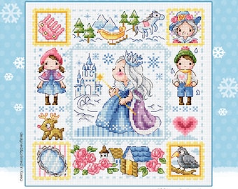 The Snow Queen - Soda Stitch Counted Cross Stitch Pattern