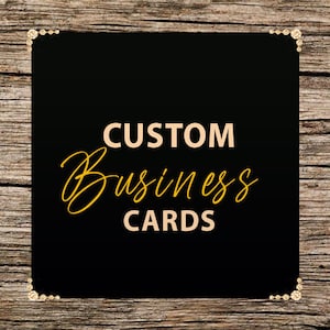 Carte de visite personnalisée | Design de carte de visite Etsy | Carte de visite de la boutique Etsy | Cartes de visite Etsy personnalisées