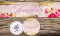 Etsy Banner + Avatar |Pink Floral Gold Glitter Banner | 2 Piece Set | Store Graphics, Etsy Shop Banner, Shop Icon, DIY etsy Banner product logo