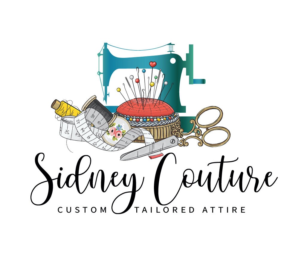 Sewing Machine Logo, Sewing Logo, Minimalist Logo Design, Etsy Store