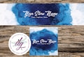 Etsy Abstract Watercolor banner + Avatar | Abstract Navy Blue Banner | 2 Piece Set | Store Graphics, Custom Listing,Etsy Shop Banner product logo