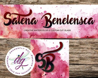 Etsy Abstract Watercolor banner + Avatar | Abstract Pink Banner | 2 Piece Set | Store Graphics, Etsy Banner, Etsy Shop Banner