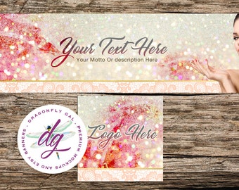 Etsy Banner + Avatar | Floral Modern  Banner | 2 Piece Set | Store Graphics, Etsy Banner, Etsy Shop Banner, Etsy Branding, DIY etsy Banner