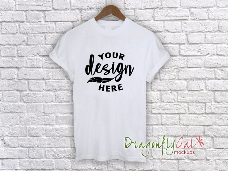 Download Blank White Unisex Tee Mockup T-Shirt Flatlaid Tee White ...
