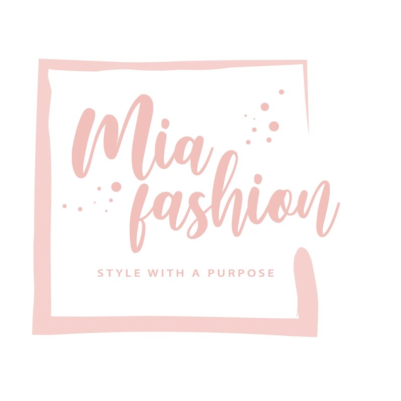 Modern Pink Fashion Logo Logo Design Custom Logo Diy Logo Watercolor Logo Fashion Logo Boutique Logo Etsy Shop Store Icon Design Templates Stationery Vadel Com