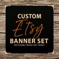 Custom Banner Design | Etsy Store banner Design | Etsy Shop Store Banner | Custom Etsy Banner product logo