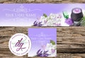 Etsy Banner + Avatar | Purple Spa Luxury Store Banner /Toiletries banner | 2 Piece Set | Store Graphics Custom Listing Etsy Shop Banner product logo