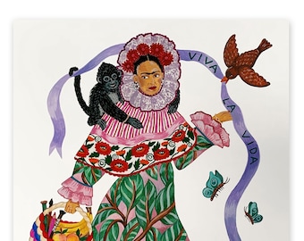 Giclee Print 'Frida' By Lily Odette