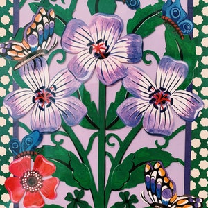 Cut Out Postcard Butterfly Garden afbeelding 6