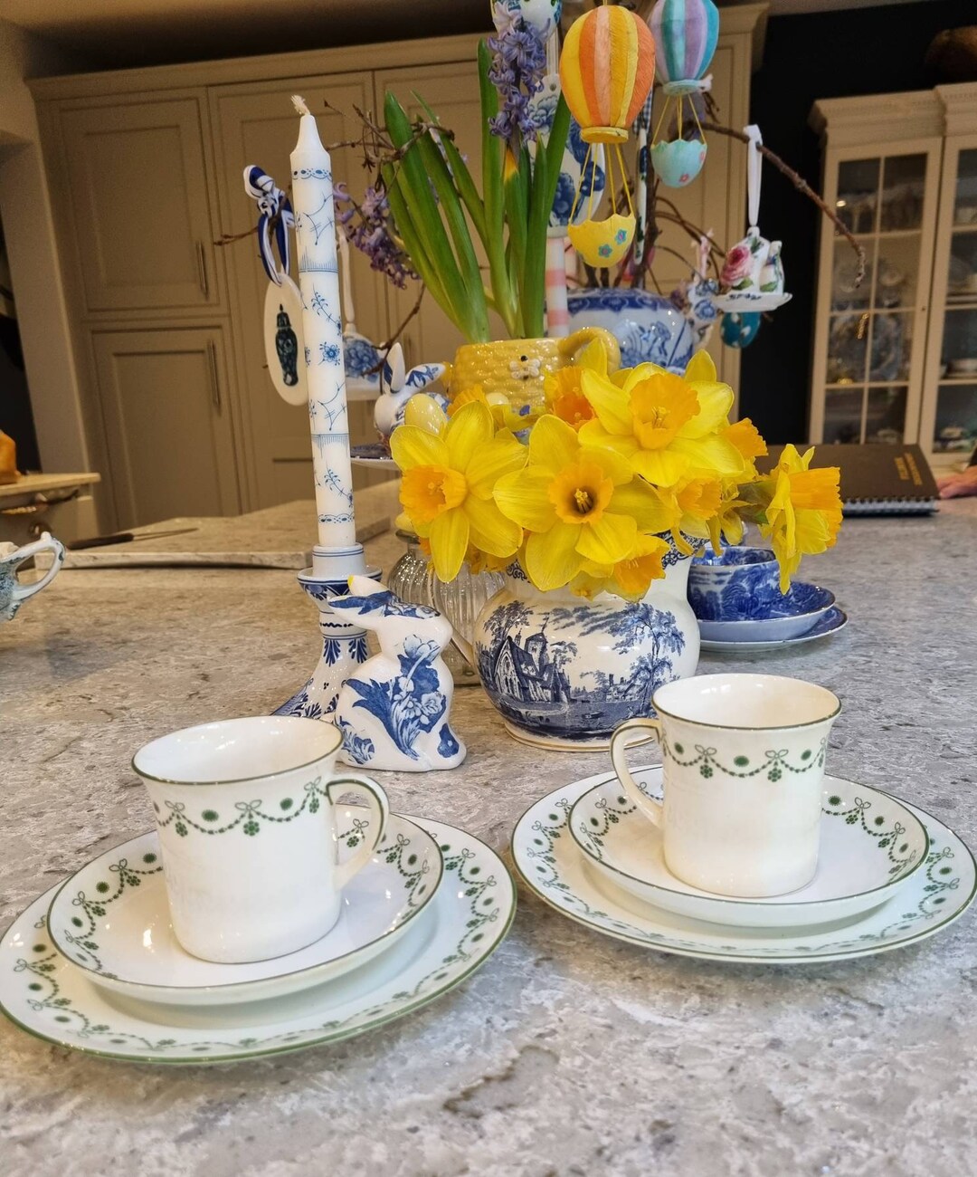 Pair of Foley EB& Co Vintage Trios, Cup and Saucer, Side Plate - Etsy UK