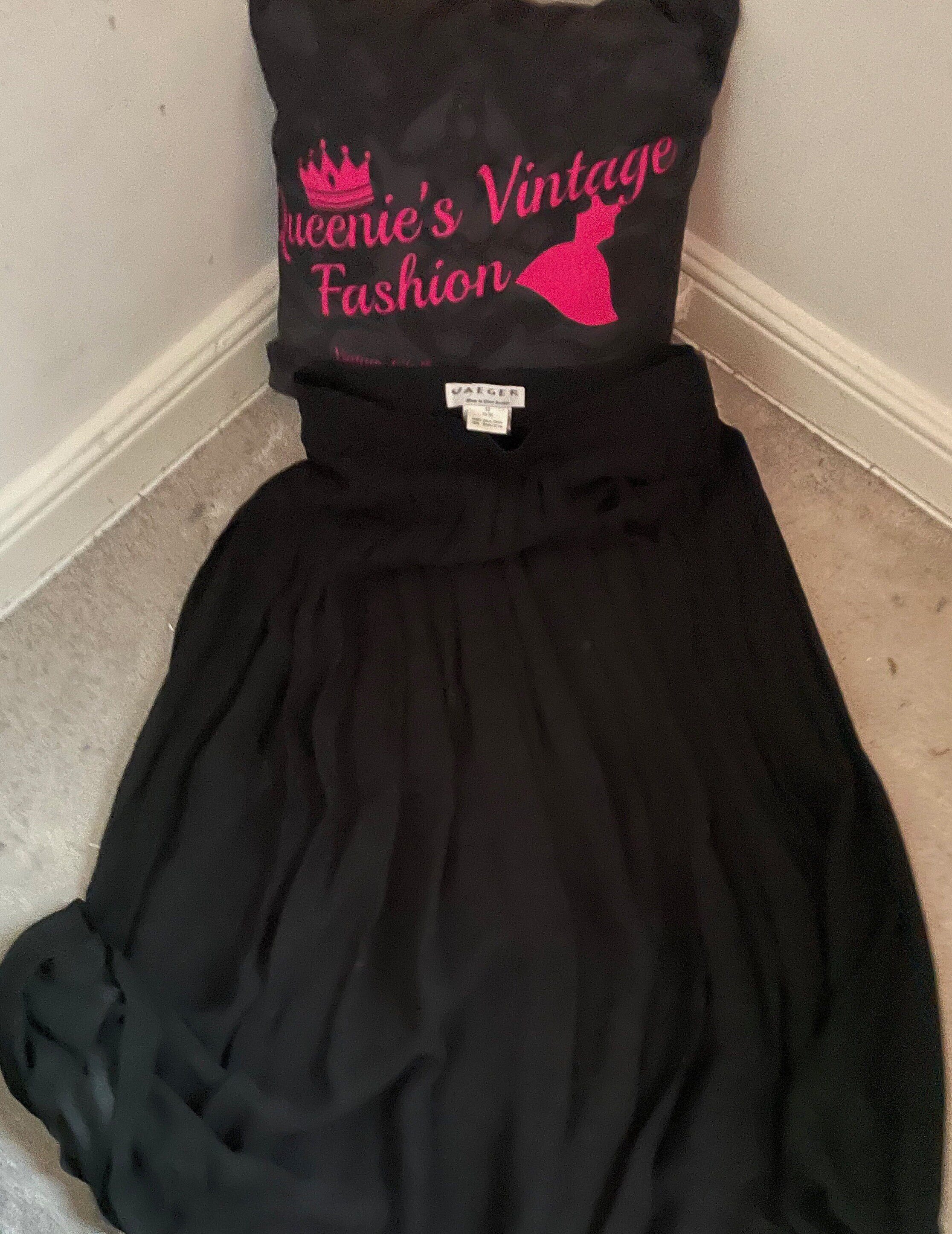 Jupe longue en jersey de laine in Noir | JOSEPH FR