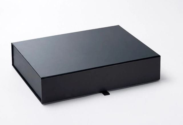 monteren Verslagen proza Large A4 Black Magnetic Gift Box A4 Document Box Luxury - Etsy