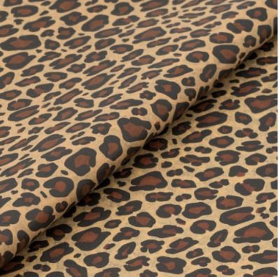 Leopard Print Tissue Paper - Pattern Tissue Paper - Gift wrap - Colourful Packaging - 5 sheets