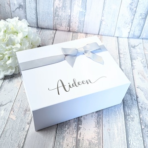 Gift Box personalised with Ribbon Bow Mothers Day Gift Box Bridesmaid Proposal Boxes Valentines Day Gift Box image 5