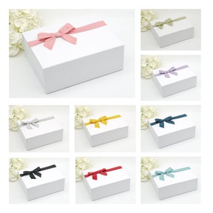 Gift Box personalised with Ribbon Bow Mothers Day Gift Box Bridesmaid Proposal Boxes Valentines Day Gift Box image 8