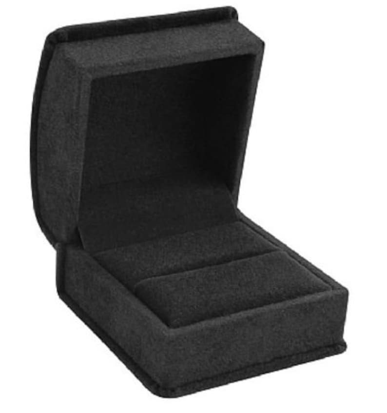 suede ring box