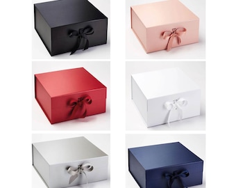 Extra Large Gift Boxes with ribbon and Magnetic Fastening - Big Gift Boxes for Him and Her -  Birthday Gift Hamper Box - XL Gift Boxes