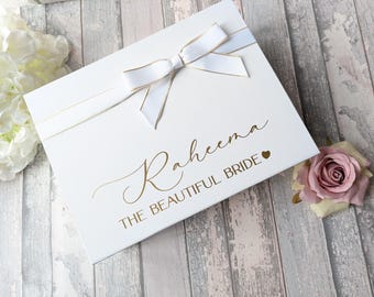 Personalised Wedding Gift Boxes - Bride and Groom Gift Box - Couple gift Box - Bridesmaid Proposal Box - Wedding Anniversary Box