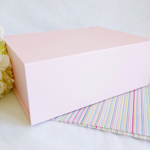 Pink Gift Box Pink Gift Box Various Sizes Large Etsy