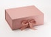Large Rose Gold Gift Box - Bridesmaid Proposal Box - Gift Box - Luxury A4 Gift Box Ribbon - Bridesmaid Gift Box - Magnetic Wedding Gift Box 
