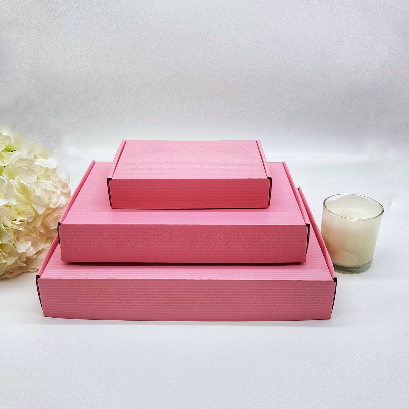 Pink Postal Boxes Mailing Boxes Pink Postal Gift Boxes Etsy Canada