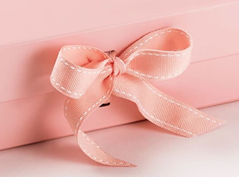 Large Pink Gift Box - Luxury Magnetic Gift Box With Ribbon - Baby Girl ...
