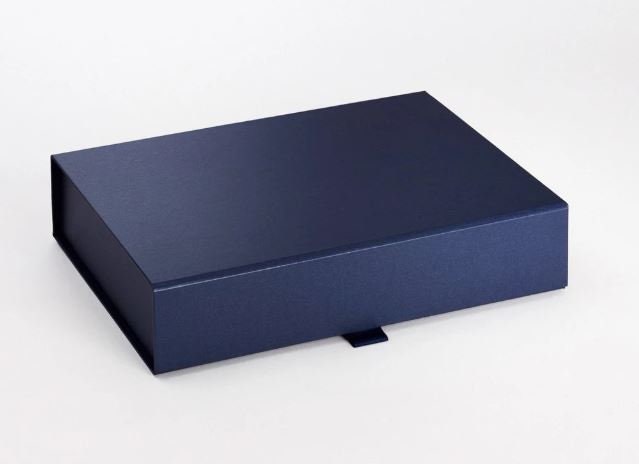 Navy Blue A4 Navy Magnetic Gift Boxes – Gift Box Market