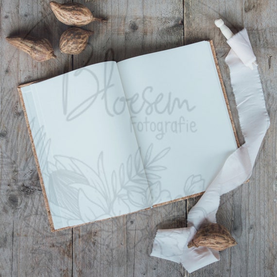 Download Free Autumn Ribbon Background Styled Mockup Stationary ...