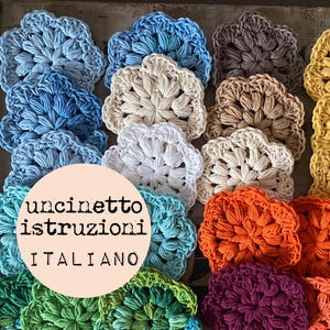 Dischetti Viso Uncinetto Face Pads PDF – Tutorial Ecofriendly Ecologici con Foto Passo-Passo + Video YouTube – Istruzioni Facili in Italiano