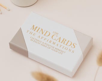 Mind Cards: The Affirmations – 50 Positive Affirmation Cards for Self-Care, Mindfulness & Confidence | Daily Motivation Deck