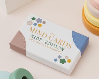 Mind Cards: Kids' Edition – 45 Mindfulness & Wellbeing Cards for Children | Screen-Free Activity | Emotional Support Gift for Kids