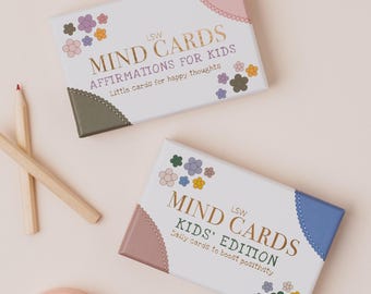 Kids Mind Cards Bundle | Mindfulness and Affirmation Cards for Children | Confidence, Positivity & Emotional Wellbeing Gift