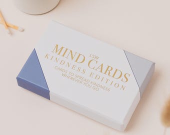 Mind Cards: Kindness Edition | 50 Notes to Spread Positivity & Joy | Acts of Kindness Gift