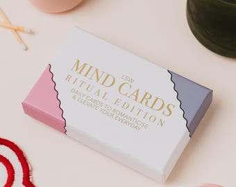Mind Cards: Ritual Edition | 40 Daily Rituals | Mindfulness, Gratitude & Slow Living | Wellbeing Gift