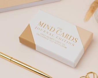 Mindful Writing Kit – Journal Prompts, Lined Notebook & Pen