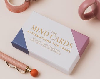 Mind Cards: Affirmations for Teens | 50 Positive Affirmations | Teenage Wellbeing, Confidence & Self-Esteem | Self-Care Gifts