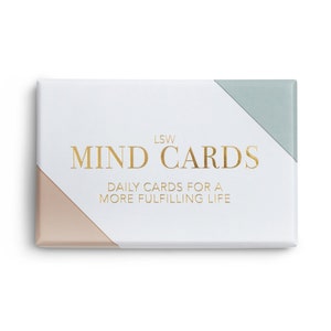 Mind Cards: Daily cards for a more fulfilling life Increase wellbeing & boost your mood gratitude self gift Christmas present image 3