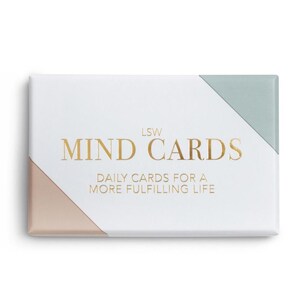 Tarjetas Mentales: 45 sugerencias diarias de atención plena y autocuidado / Creador de hábitos positivos / Regalo para el bienestar mental / Baraja inspirada en terapia