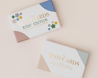 Mind Cards Family Bundle – Mindfulness Cards for Parents + Kids | Self-Care & Emotional Support Gift | Wellbeing Tools for Families
