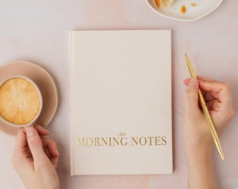 Morning Notes – 3-Month Daily Morning Journal | Mindfulness & Gratitude Prompts | Undated Wellness Planner | Self-Care Gift for Her