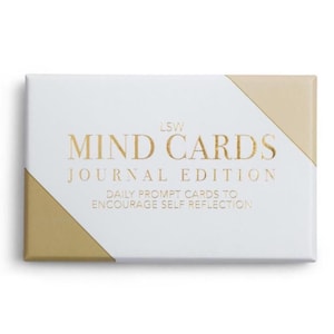 Mind Cards: Journal Edition – 45 Daily Prompts for Journaling & Self-Discovery | Personal Growth Gift | Mindfulness Deck