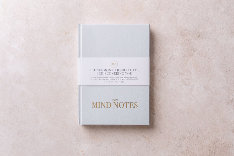 LSW Mind Notes: The six-month journal for rediscovering you | Daily gratitude journal | Encourage positivity | self gift 