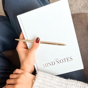 Mind Notes: The six-month journal for rediscovering you Daily gratitude journal Encourage positivity self gift Christmas present image 1