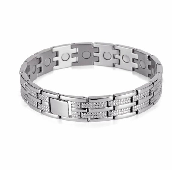 P100 Health Scalar Energy Jewelry 99.99% Pure Germanium Powder Beads  Bracelet (unisex)-Noproblem health bracelets