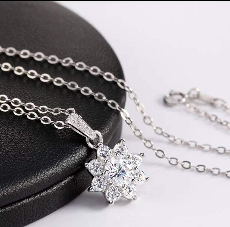 anniversary gift gift for her jewelry cubic zirconia ring real 925 sterling silver christmas gift Jewelry set necklace zircon