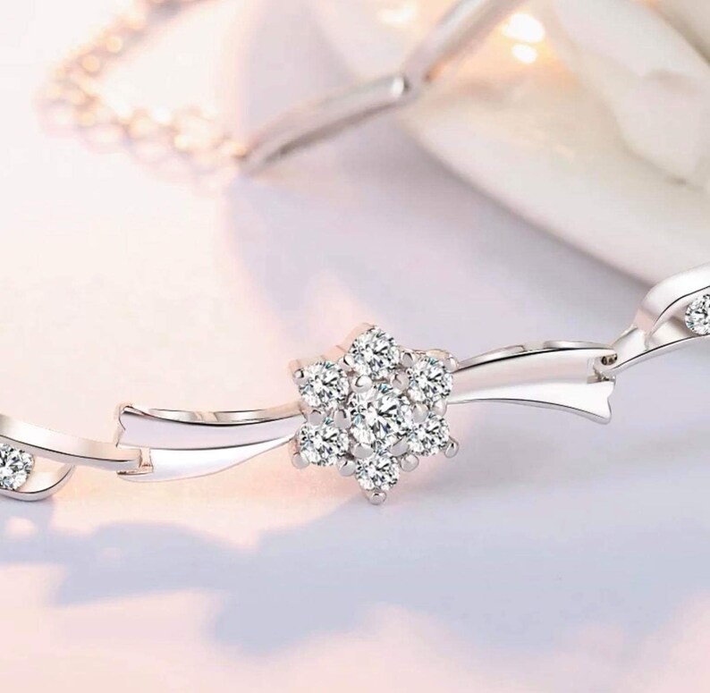 anniversary gift gift for her jewelry cubic zirconia ring real 925 sterling silver christmas gift Jewelry set necklace zircon