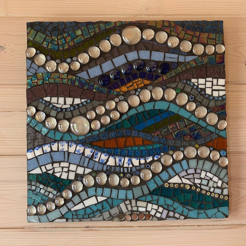 Sun Kissed Sea Mosaic Wall Art Sun Kissed Sea Mosaic Wall Art