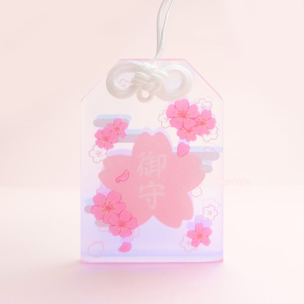 Good Luck Charm, Lucky Amulet, Geknoopte Japanse Omamori, Bescherming Talisman, Bescherming tegen het Kwaad, Kawaii Charme, Good Luck Hanger Cadeau