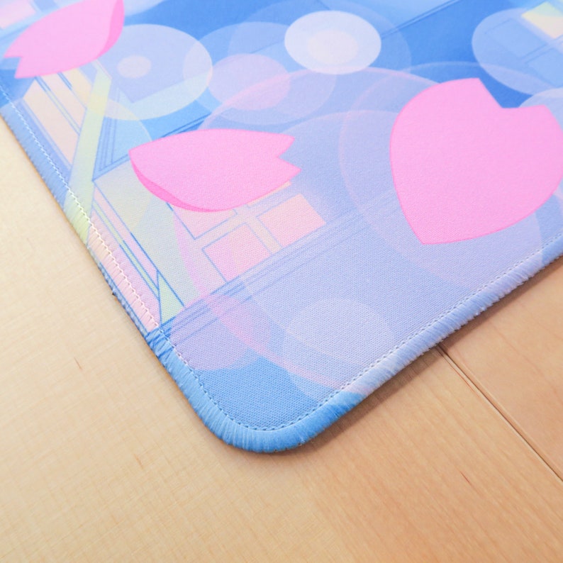 Tokyo Moonlight Deskmat - Kawaii Desk Mat image 5