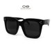 O2 Eyewear 7222 Premium Oversize XXL Women Men Brand Style Fashion Sunglasses (SBK) 